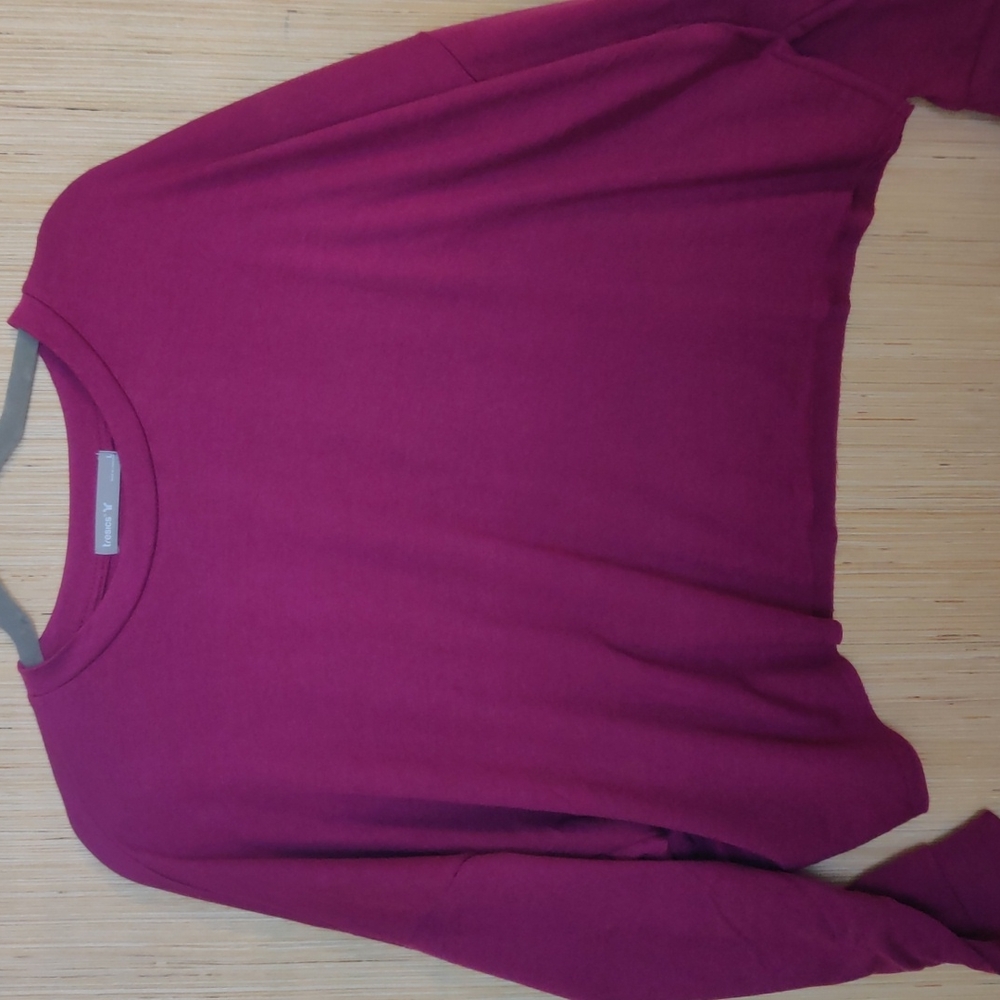 Oversized cropped tee